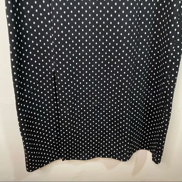 ZARA Black and White Polka Dot Knit Wool Blend Mini Dress | Zara - Picture 11 of 11